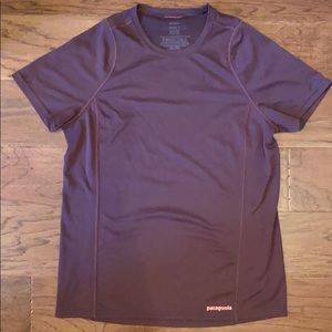 Patagonia short sleeve shirt- maroon